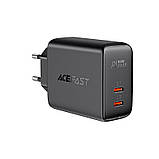 Адаптер мережевий ACEFAST A9 2Type-C 40W білий, фото 8