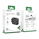 Адаптер мережевий ACEFAST A9 2Type-C 40W білий, фото 7
