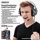 Навушники REMAX LED Wargod Series Gaming Headphone RM-810 USB 7.1 геймерська гарнітура, фото 2