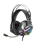 Навушники REMAX LED Wargod Series Gaming Headphone RM-810 USB 7.1 геймерська гарнітура, фото 4