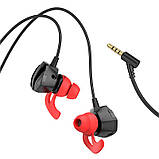 Наушники HOCO Sharp wire control gaming earphones with microphone M105 черные, фото 4