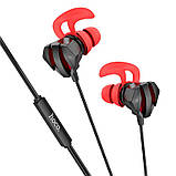 Наушники HOCO Sharp wire control gaming earphones with microphone M105 черные, фото 5