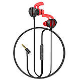 Наушники HOCO Sharp wire control gaming earphones with microphone M105 черные, фото 7