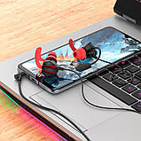 Наушники HOCO Sharp wire control gaming earphones with microphone M105 черные, фото 8