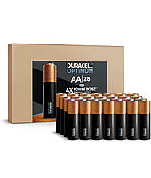 Лужні батарейки Duracell Optimum AA 1.5В LR6 28 шт