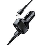 Адаптер автомобільний HOCO Micro USB Cable Leader Z36 чорний, фото 8