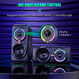 Акустика для ПК ONIKUMA RGB Backlight L6 5Wx2 з підсвіткою, фото 3