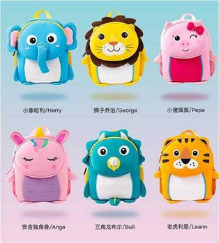 Дитячий Рюкзак, 6 видів, 25*25см C61603 G-Rich