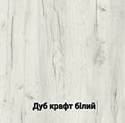 Стіл письмовий з металевим каркасом та полицями колір Дуб крафт золотий, фото 4