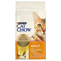 Сухой корм Cat Chow Adult для кошек с курицей 15 кг