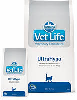 Farmina Vet Life UltraHypo полнорационный диетический корм для кошек 2кг