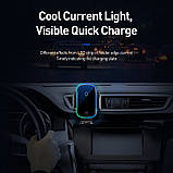 Держатель BASEUS Auto Lock Light Electric Holder with Wireless Charger 15W (WXHW03-01), фото 6
