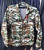 Кофта тепла чоловіча на хутрі норма камуфляж 46-54, фото 2