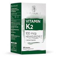 Дієтична добавка "Вітамін K2" NATURALNEST 30 вегетаріанських капсул