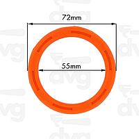 8MZ2S Кільце групи Силіконове "La Marzocco" 71,4X54,5X8MM