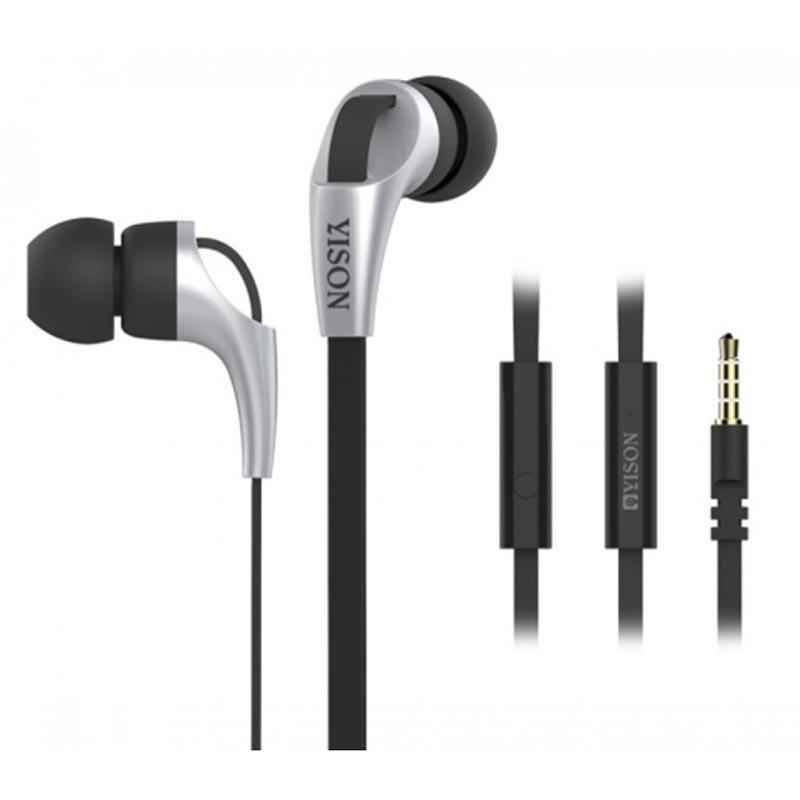 Навушники дротові з мікрофоном YISON CX330 (Celebrat) чорні, фото 1