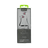 Навушники GOLF M6 with mic дротова гарнітура з мікрофоном, фото 2