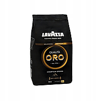 Кава в зернах Lavazza Qualita Oro Mountain Grown 1кг 100% Арабіка Лавацца Оро Чорна Міцна кава Оригінал lux