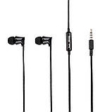 Навушники KONI strong with mic KS-341 дротова гарнітура біла, фото 2