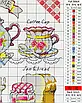 Набір для вишивання за нанесеною на канву схемою "Tea time (2)". AIDA 14CT printed 36*44 см, фото 4