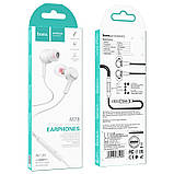 Hаушники HOCO M78 El Placer universal earphones with microphone белые, фото 2
