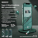 Навушники REMAX TYPE-C Wired Earphone for Music & Call RM-711a білі, фото 5