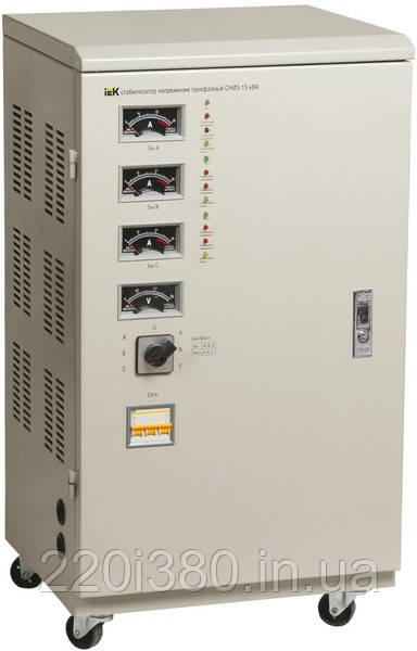 Стабілізатор напруги СНИ3-6 кВА трифазний ІЕК