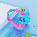 Навушники HOCO Childrens headphones W31 дротові накладні жовті, фото 8