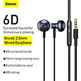 Наушники BASEUS Encok 3.5mm Wired Earphone H19 (NGH19-03), фото 10