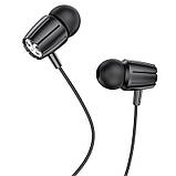 Навушники HOCO Graceful universal earphones with mic M88 чорні, фото 3