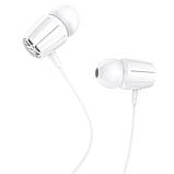 Навушники HOCO Graceful universal earphones with mic M88 вакуумна гарнітура біла, фото 2