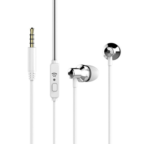 Навушники дротові WK Wired Earphone Wi90 білі, фото 1