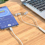 Наушники HOCO M90 Type-C Delight wired digital earphone with microphone (6931474759382) чорні, фото 5