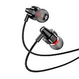 Навушники HOCO Delight wired 3.5 mm M90 чорні, фото 2