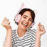 Навушники HOCO Cat ear headphones with mic W36 синьо-жовтогарячі, фото 6