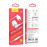 Навушники HOCO Delighted metal universal earphones with microphone M98 чорні, фото 2