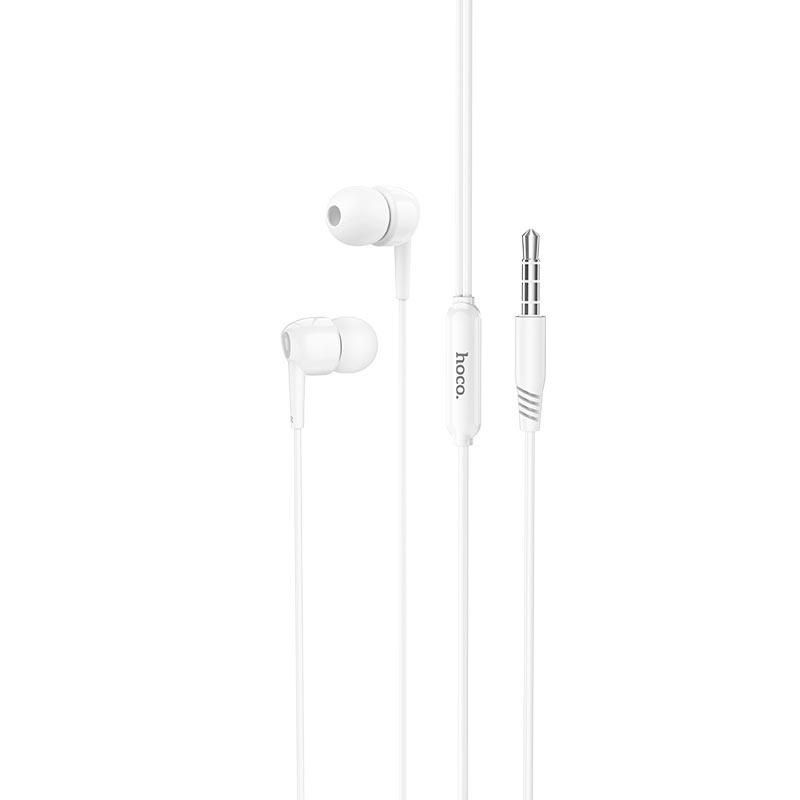 Наушники HOCO Celestial universal earphones with microphone M99 белые, фото 1