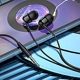 Навушники HOCO Celestial universal earphones with microphone M99 чорні, фото 8