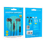 Навушники BOROFONE Singer universal earphones with microphone BM74 1.2m Hi-Fi HD Mic чорні, фото 3