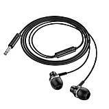 Навушники BOROFONE Singer universal earphones with microphone BM74 1.2m Hi-Fi HD Mic чорні, фото 5