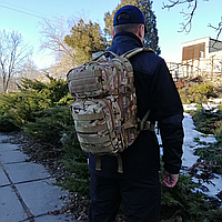 Военный штурмовой рюкзак 40 л Assault армейский тактический рюкзак ВСУ Рюкзак олива походный ранец lux