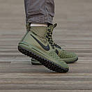 Кросівки чоловічі зелені зимові Nike Duckboot 17 "GREEN" (01561), фото 4