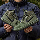 Кросівки чоловічі зелені зимові Nike Duckboot 17 "GREEN" (01561), фото 5