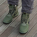 Кросівки чоловічі зелені зимові Nike Duckboot 17 "GREEN" (01561), фото 9