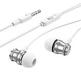 Навушники BOROFONE Platinum metal universal earphones with microphone BM75 1.2m Hi-Fi чорні, фото 5