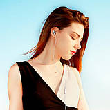 Навушники BOROFONE Platinum metal universal earphones with microphone BM75 1.2m Hi-Fi чорні, фото 7