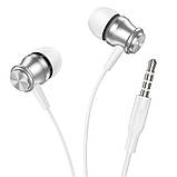 Навушники BOROFONE Platinum metal universal earphones with microphone BM75 1.2m Hi-Fi чорні, фото 10