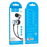 Наушники HOCO Fountain metal universal earphones with microphone M106 черные, фото 2