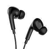Наушники HOCO Crystal sound wire-controlled earphones with microphone M101 Pro черные, фото 6