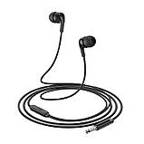 Навушники Borofone Craft universal earphones with mic BM83 чорні, фото 4
